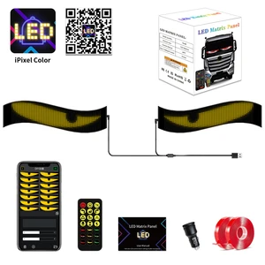 1696 12V Programmable Flexible LED Matrix Panel Advertising Car Light New 2-Year Warranty Indoor Outdoor Use