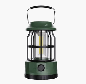 High Power LED Camping Lantern for Hiking Outdoor Retro Campsite Hanging Light Dry Battery Feature