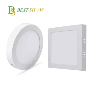 Diameter 400mm 500mm 600mm Surface Mounted Round square Led Panel Light 6w 12w 18w 24w 36w 48w