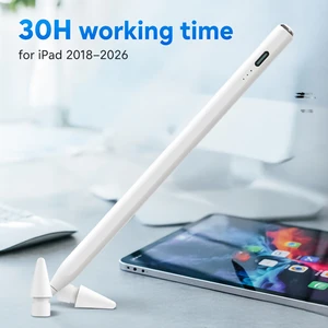 WK Digital Pen IPad Note-taking 30H Ultra-Long Battery Low Latency Stylus Pen Charging IOS 2018-2026 Palm Rejection Replaceable