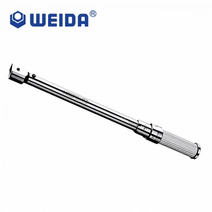 WEIDA 284-520 Length Breaker Bar Stainless Steel Manual Drive Adjustable Click Torque Wrench Industrial Grade OEM