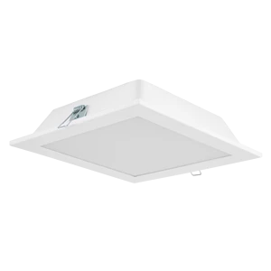 High Efficiency 115 Lm/W IP40 Rated Dimmable Mild Steel Body Industrial Mid Power LED Panel Luminaires Recessed Mount CRI 80