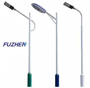 17/5000 New Rural Single-arm and Double-arm Street Lamp Poles with LED City Lighting System
