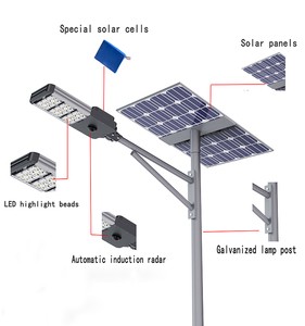 Hot Sale Night Lighting Street Lamp Efficient 30W Outdoor Solar Street Light