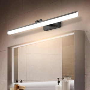 Modern Simple Anti-Fog Adjustable Angle LED Light Mirror Front Bathroom Vanity Cabinet with Special Makeup Toilet Lighting