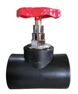 Superior Quality PE Fitting Widely Used Leakproof Explosion-Proof Durable Stop Valve Shutoff Valves
