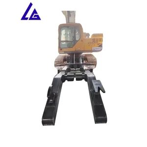 Heavy Machinery Dismantling Excavator Powerful Hydraulic Cutter and Grip Tool 21 Ton Class