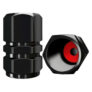 Aluminum Alloy Universal Wheel Valve Covers With Rubber O-Ring,Tire Valve Stem Caps