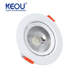 Spotlight PC Material 4000K/6500K/3000K Embedded Adjustable Angle 7W Drive Led Spotlight