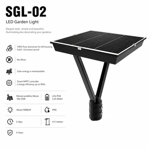 High Brightness Solar Garden Lights Outdoor IP66 Waterproof for Yard and Pathway