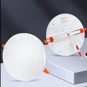 Durable Modern 3000-6000K IP20 Iron+PP Material 10-36W Led Dimmable Flat Commercial Panel Light for Home Office