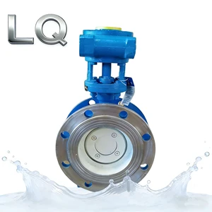 Two-Way Hard Seal Turbine Water Valve D343H Triple Offset Cast Steel Flanged Butterfly Valve