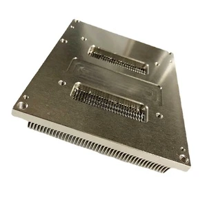 CNC Precision Designed High Efficiency Skiving Copper Aluminum Heatsink For Water Cooling Systems Fabrication Services