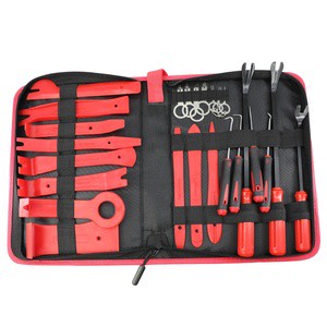 25pcs Car Auto Trim Removal Tools Kit Radio Repair Tool Auto Panel Dash Audio Radio Removal Installer Tool