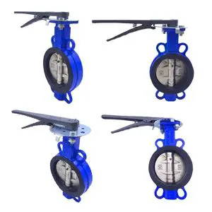SANHUI D71X Manual Butterfly Valve Ductile Iron Pipeline Control Valve Switch 2-8in Port Size 1 Year Warranty for Water Media
