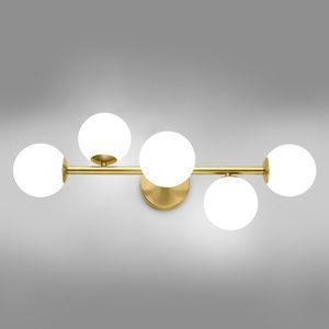 Worbest Luxury Brushed Nickel LED Mirror Lamp Indoor Use Dimmable Bathroom Vanity Light Wall Sconce