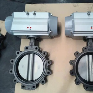 Single Acting Pneumatic Lug Type Butterfly Valve