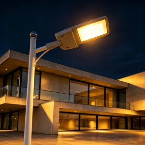 200W Aluminum Alloy Gray IP67 High Lumen AC Led Street Lamp With Motion Sensor 5-Year Warranty ROHS SAA Garden Road