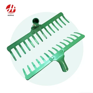 Long Lasting Farm Hand Tools 12 Teeth Rakes Garden Metal Leaf Rakes