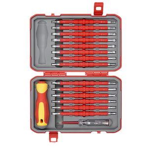 Professional 29 1 CRV Electrician Insulated Screwdriver Set Steel Strong Magnetic Industrial Plastic OEM Plain Home Repair Tool