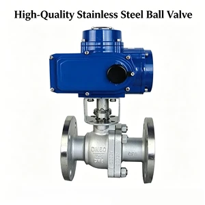 Automatic Electric Stainless Steel Ball Valve Check Valve Structure for Water, Gas, and Oil Media