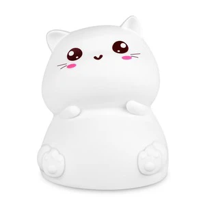 Cute Cat Bedroom Eye Protection Bedroom Sleep Light Bedside Kitten Night Light Small Gift