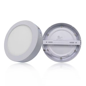 Best Prices Led Panel Light 2 Warranty 12w 18W 24W 40W Led Slim Panel Light Surface Mount Led Round Panel Light Plastic Housing