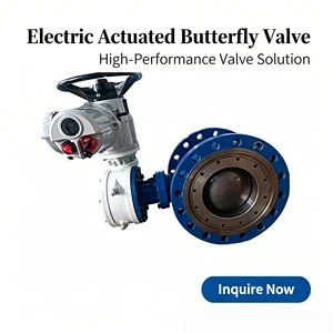 Stainless Steel Electric Turbine Flanged Triple Eccentric Hard Seal Floating Ball Butterfly Valve For Water Oil OEM Customizable