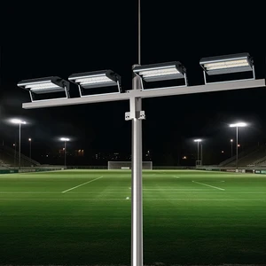 420W/630W/840W/1060W/1260W/1600W Blue IP66 LED High Pole Stadium Light Sports Tennis Court Floodlight With Aluminum Lamp Body