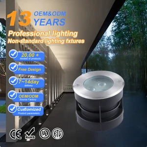 LED Buried Inground Garden Light IP67 Waterproof Aluminum & Stainless Steel AC85-265V Outdoor Floor Lamp