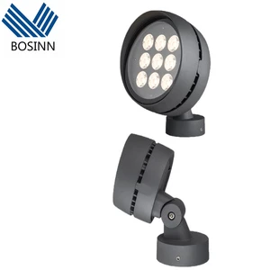 Seated Flood Light with Narrow Beam Angle Projector Light Pedestal Available with Optional Swivel Top Spotlight