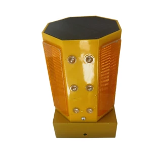 Solar Powered High-Speed Guardrail Concrete Pier Special Warning Light Anti-Fog Profile Column Head Light