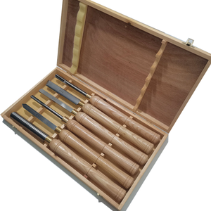 Wood Turning Tools 6pcs/set Carpenter Woodworking Carving Chisel DIY Hand Tools Wooden Box OEM Woodturning Tools 100 Sets Accept