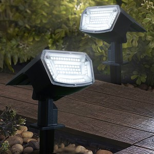 Modern Design Energy Saving High Brightness LED ABS Solar Garden Lights for Lawn Yard Ground Lighting