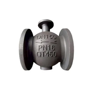 Customized Cast Steel/Iron Valve Casting Parts Globe Valve Body by China Manufacturer