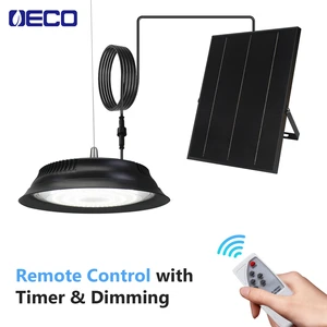 2025 New Arrival Solar Pendant Lamp Solar Power Led Ceiling Light for Outdoor Gardens Fences Home Use With Remote Control