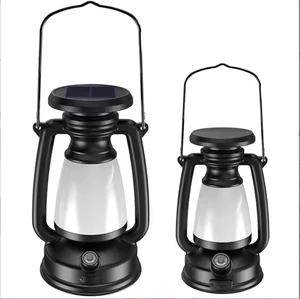 Shingel USB Rechargeable Camping Lantern Dimming Cold and Warm Light Outdoor Tent Lamp Portable Lamp with Solar Charging