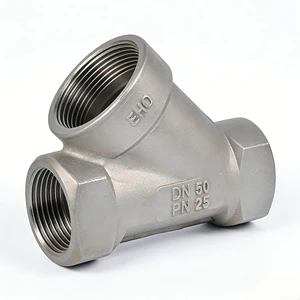 HD Silica Sol Precision Casting Process Stainless Steel Y-type Filter Valve Body Model HD0269