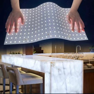 Flexible LED Light Panel 242leds LED Sheet Facade Cutting Flexible LED Strip Panel Use for Stage Bar Decoration