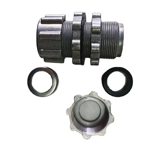 Aluminum Bulkhead Container Solenoid Pulse Valve New Condition Fittings for Factory Industries