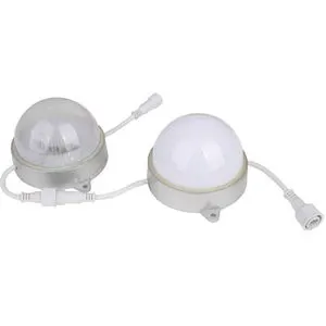 48v RGBW Point Light 6 LED Outdoor Garden Bridge Led pixel Building Outline Light Aluminum Seat Waterproof Point Light Source