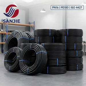 High Quality HDPE Water Pipe Long-Lasting PE With Smooth Bore High Pressure & Flexible For Agriculture Garden Watering