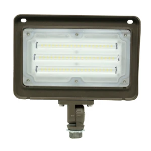 LED Flood Light Knuckle York Trunnion Wall Plate Mount Outdoor Photocell Sensor IP66 Aluminum 30W 50W Canada US ETL CE