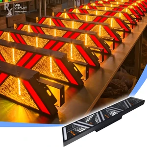 RX High Efficiency 5*60W LED RGB Matrix Retro Lamp Vintage Light Strobe Effect Splicing Dyeing DMX512 Voice-controlled Bar Stage