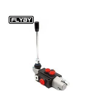 FLYBY 1 Joystick Control 2 Spool Proportional Valve P40 P80 P120 Hydraulic Directional Control Hand Valve Tractor Loader 250 Bar