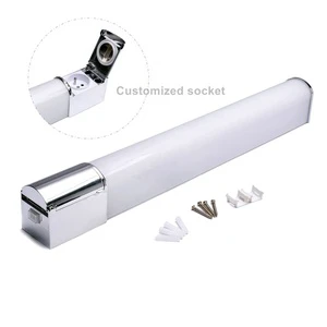 IP44 Shaver Lighting Bathroom Vanity Make up LED Mirror Light Modern with White Body Lamp Wall Mounted