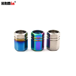 High Performance 10.9 Grade Gr.5 Titanium Alloy Ti-6Al-4V Auto Tyre Valve Cap Wheel Stem Cap Wheel Stem Valve Dust-Proof Cover