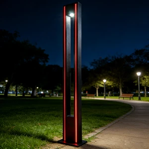 Decorative LED Post Lights, Waterproof Outdoor Column Lamps for Garden, Patio, Walkway, Landscape Lighting