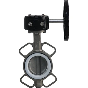 RDNT Manual High Temperature Cast Steel Body EPDM Soft Seat Multi Function Flow Control Butterfly Valve