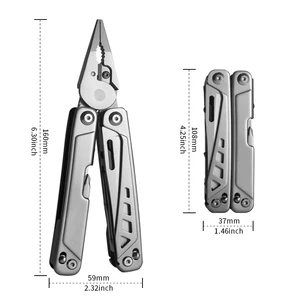 High Quality Multi Purpose Tool Pliers Wire Cutter Saw Blade Screwdriver Durable 18 In 1 Multitool For Hiking DIY Projects